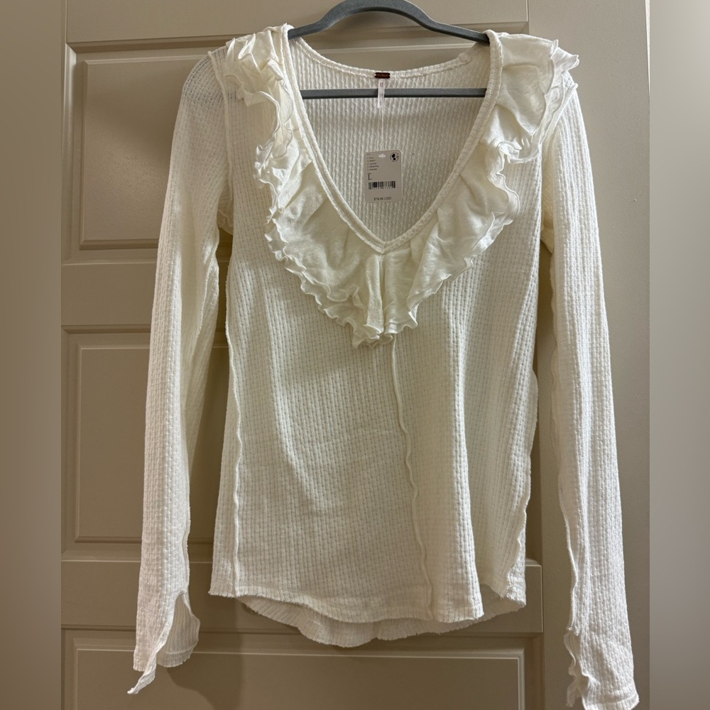 Free People Bennet Top- Ivory